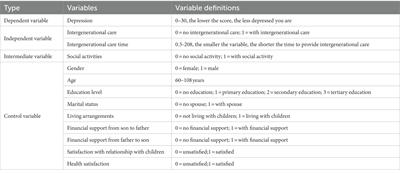 Is intergenerational care associated with depression in older adults?